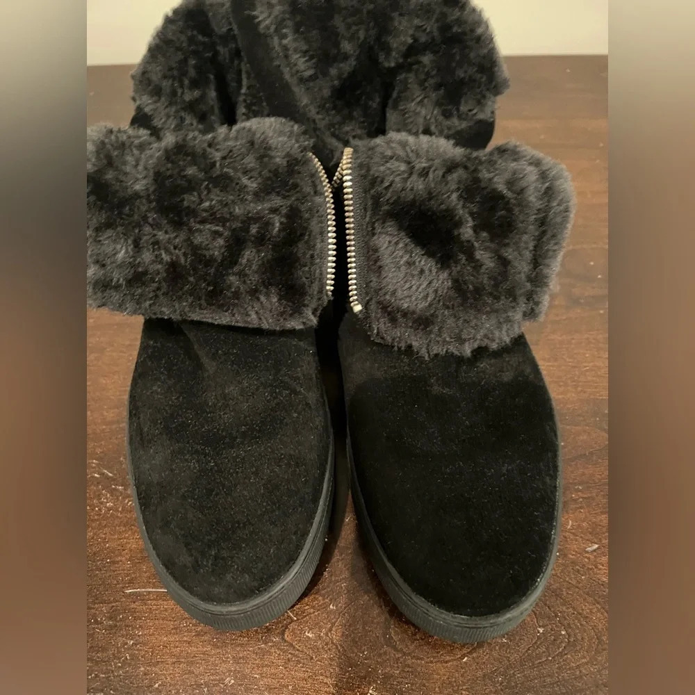 J/Slides Black high top